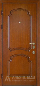 Загородная дверь из толстого металла одностворчатая с терморазрывом №62 внутренняя - фото