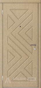 Дверь металлическая со светлой панелью однопольная №23 внутренняя - фото