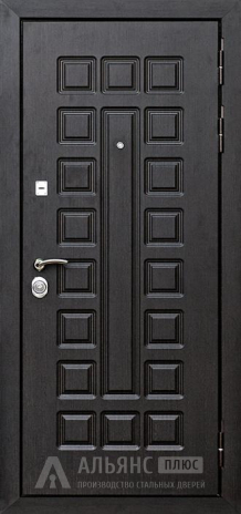 Фото «Серая металлическая дверь муар №57»